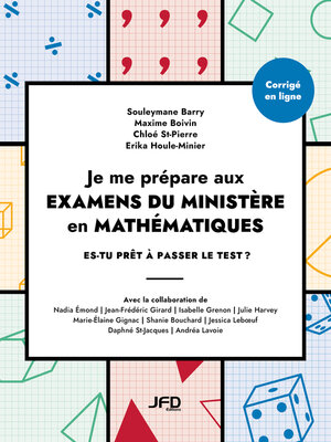 cover image of Je me prépare aux examens du ministère en mathématiques